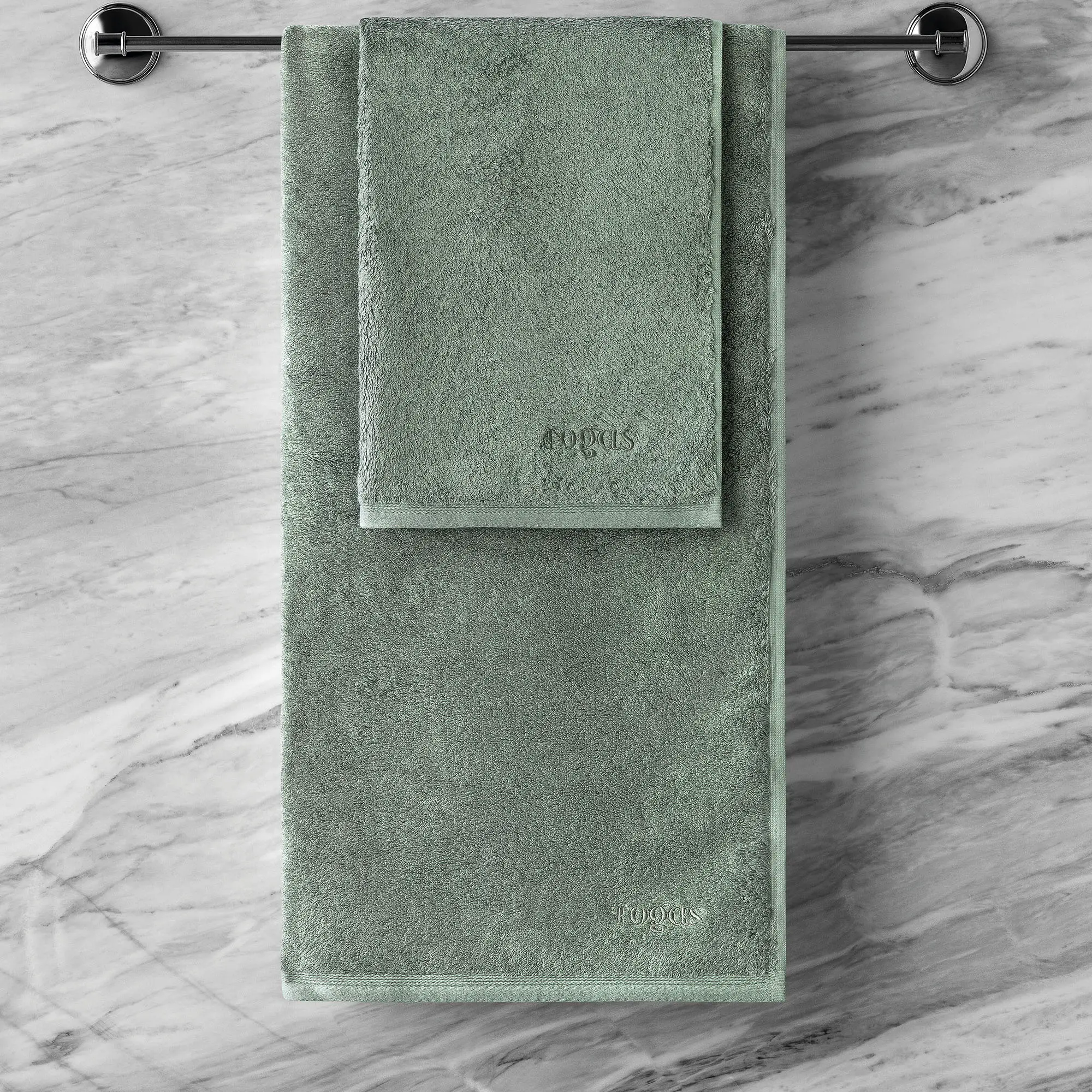 Towel - Poitiers | Dark Green | 28" x 55" - Image 2