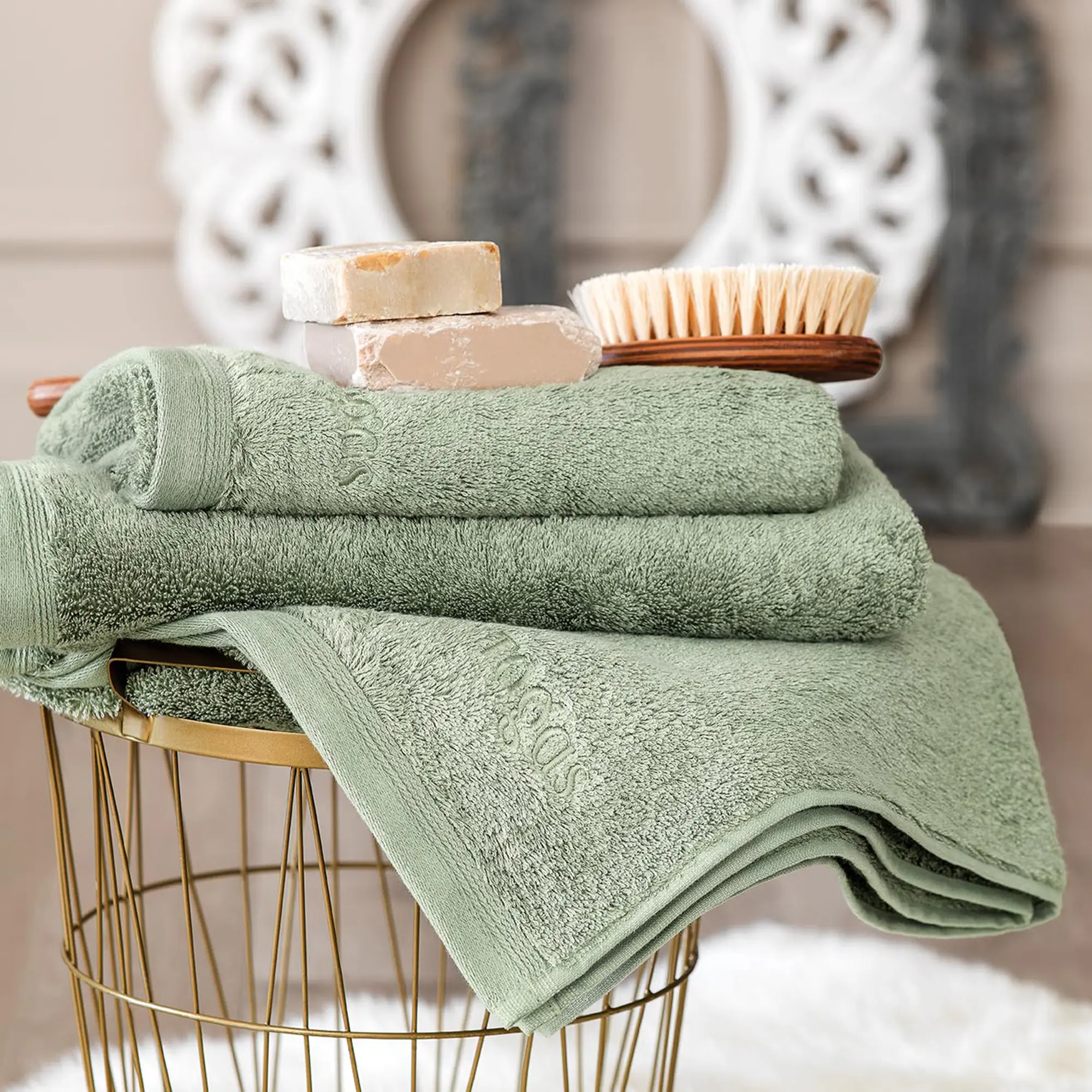 Towel - Poitiers | Green | 28" x 55"