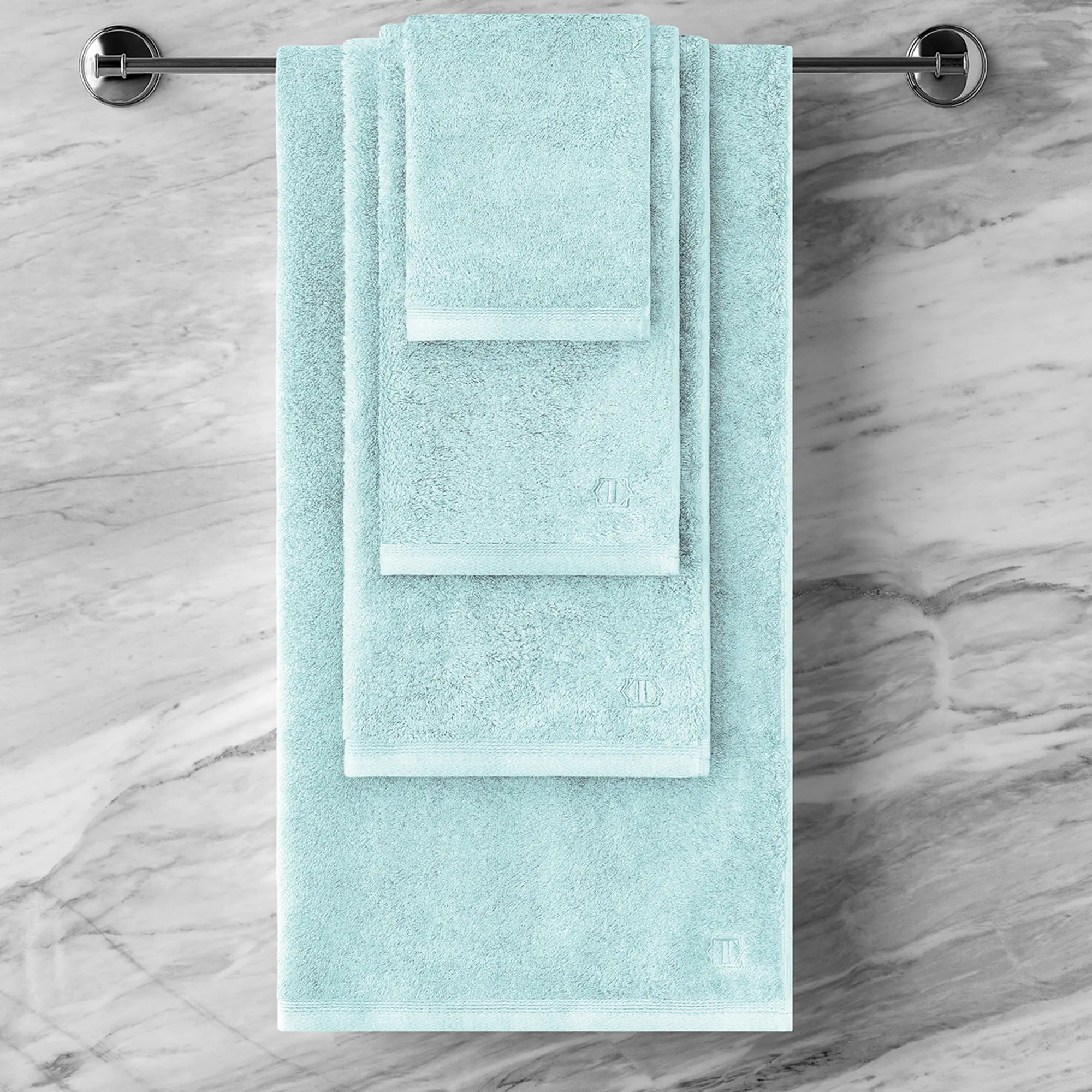 Towel - Poitiers | Light Blue | 20" x 39" - Image 2