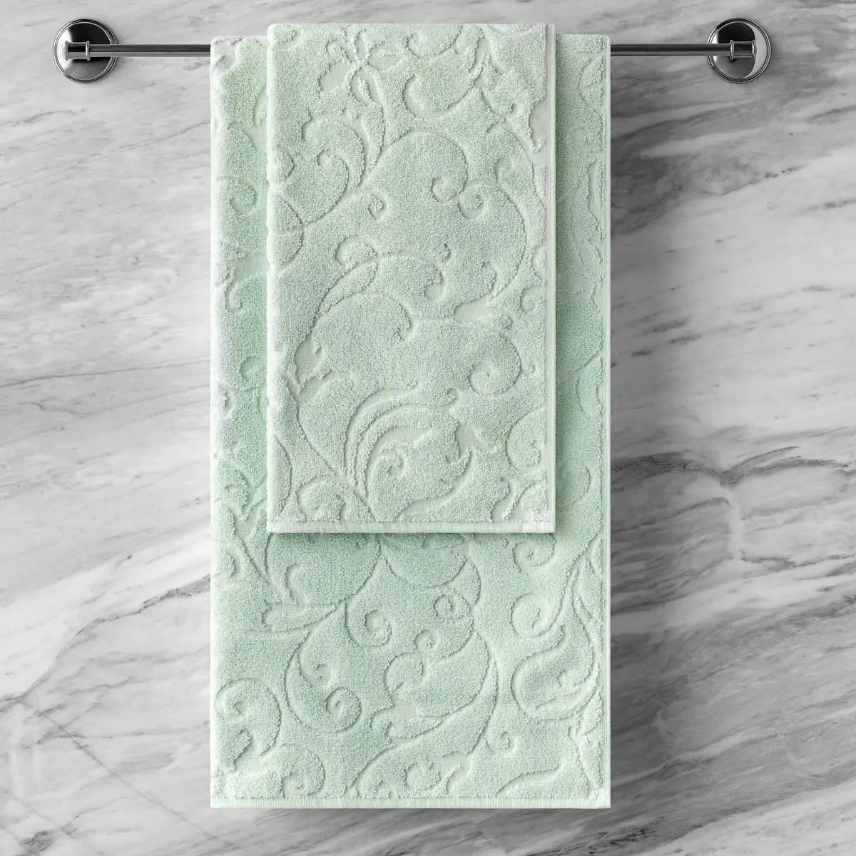 Towel - Sharly | Green | 20" x 39" - Image 2