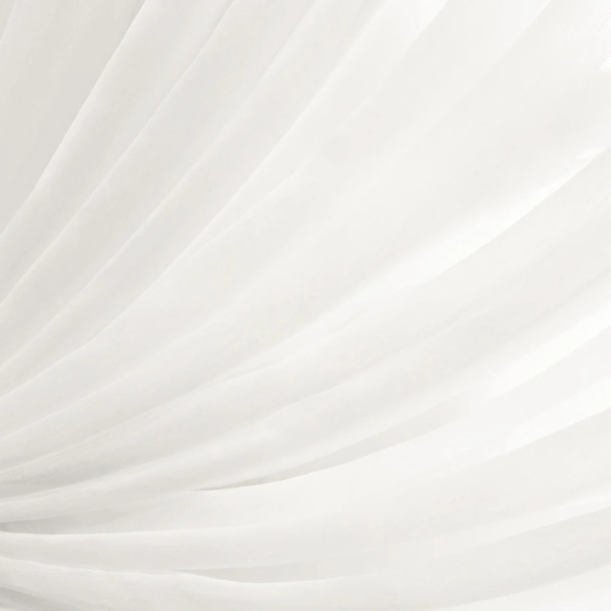 Tulle Sateen - Organza | Ecru | 197" x 108" - Image 4